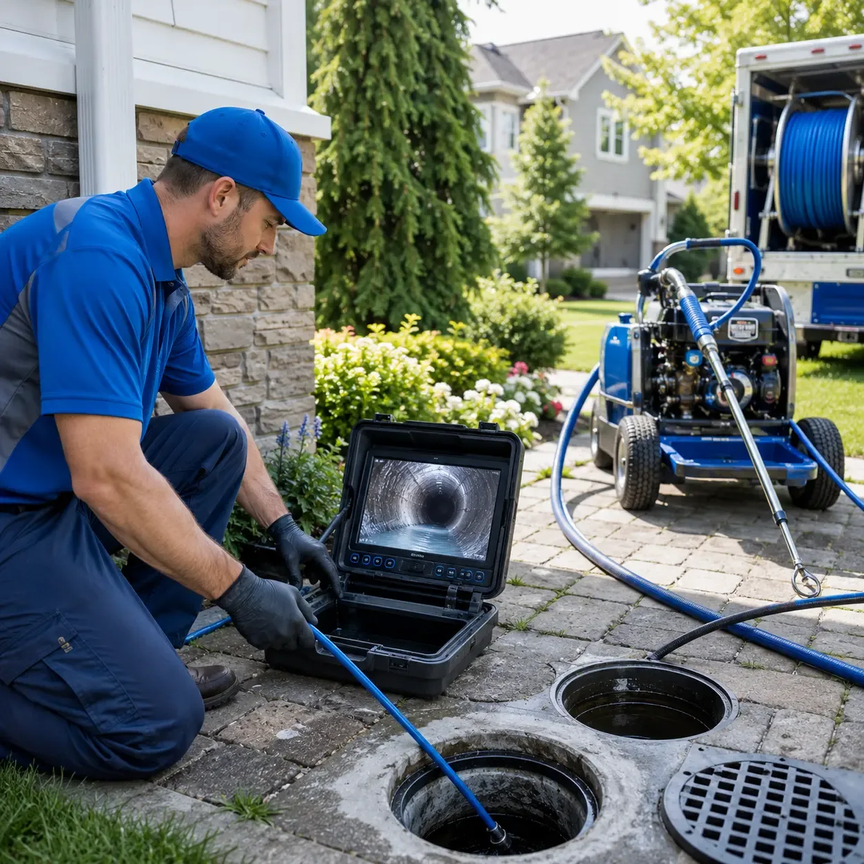 Outdoor drain cleaning professionals serving Gillett, PA