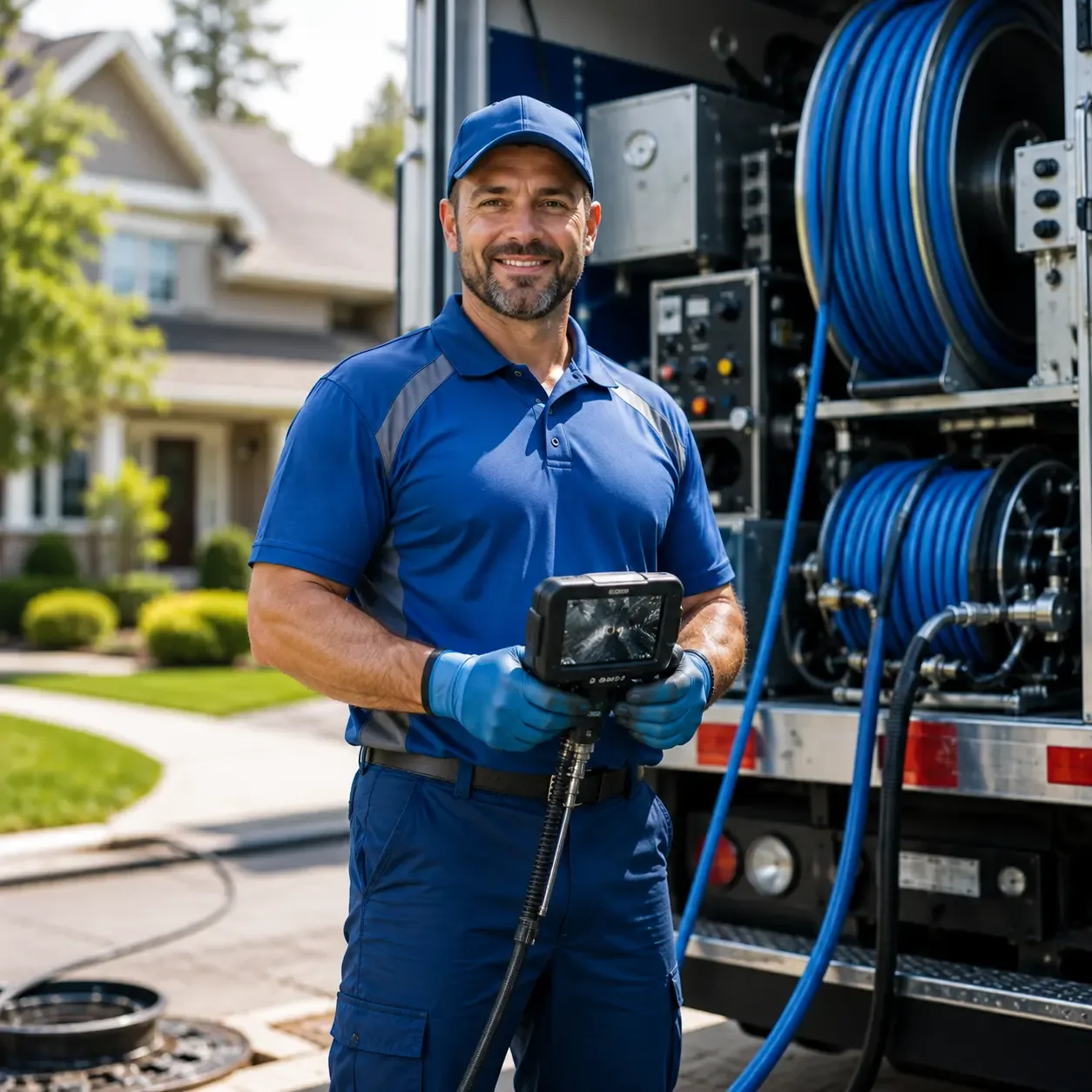 Local outdoor drain cleaning specialists in Gillett, PA
